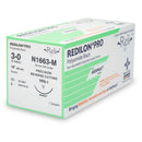 Nonabsorbable Suture with Needle Reli Redilon Nylon MPS-1 3/8 Circle Precision Reverse Cutting Needle Size 3 - 0 Monofilament N1663-M