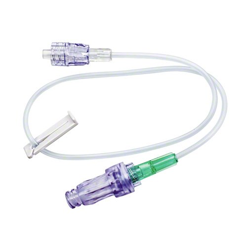 IV Extension Set Needle-Free Port Small Bore 12 Inch Tubing