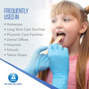 Dynarex Tongue Depressors, Sterile, 5.5" Junior-Sized Length, Made from Beige Birch Wood, Comes in Peel-Down Patches, 1 Box of 100