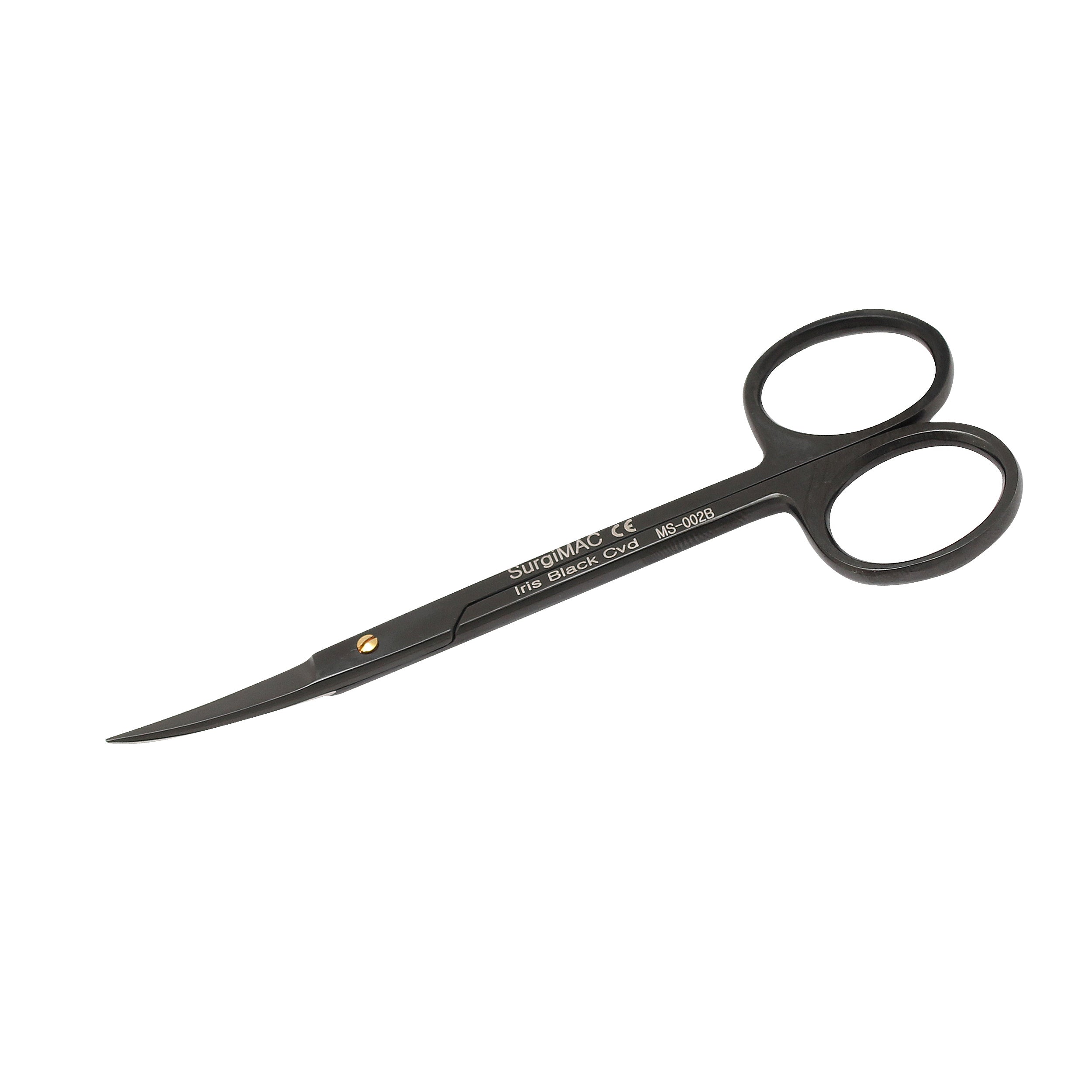 4.5 Sharp Curved Tip Craft Applique Embroidery Scissors, Stainless Steel  Thread Clippers, Black 