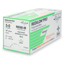 Nonabsorbable Suture with Needle Reli Redilon Nylon MP-3 3/8 Circle Precision Reverse Cutting Needle Size 4 - 0 Monofilament N698-M