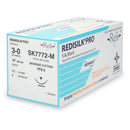 Nonabsorbable Suture with Needle Reli Redisilk Silk MFS-2 3/8 Circle Reverse Cutting Needle Size 3 - 0 Braided SK7772-M