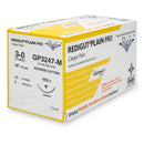 Absorbable Suture with Needle Reli Plain Gut MFS-1 3/8 Circle Reverse Cutting Needle Size 3 - 0 GP3247-M