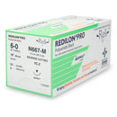 Nonabsorbable Suture with Needle Reli Redilon Nylon MC 3/8 Circle Reverse Cutting Needle Size 6 - 0 Monofilament N667-M