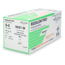 Nonabsorbable Suture with Needle Reli Redilon Nylon MP-1 3/8 Circle Reverse Cutting Needle Size 6 - 0 Monofilament N697-M