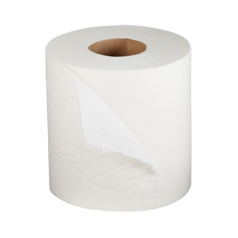Toilet Tissue McKesson Premium White 2-Ply Standard Size Cored Roll 500 Sheets 4 X 4-1/2 Inch