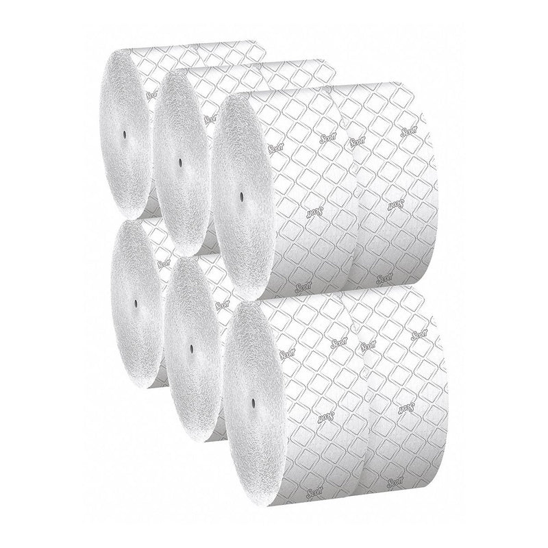 Toilet Tissue Scott® Essential Coreless JRT White 2-Ply Jumbo Size Coreless Roll Continuous Sheet 3-3/4 Inch X 1150 Foot