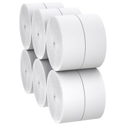 Toilet Tissue Scott Essential Coreless JRT White 1-Ply Jumbo Size Coreless Roll Continuous Sheet 3-3/4 Inch X 2300 Foot