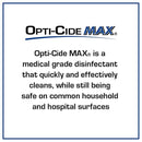 Opti-Cide Max Surface Disinfectant Cleaner Alcohol Based Manual Pour Liquid 1 gal