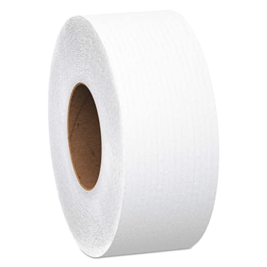 Toilet Tissue Scott Essential JRT Extra Long White 2-Ply Jumbo Size Cored Roll Continuous Sheet 3-11/20 Inch X 2000 Foot