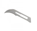 Surgical Blade Glassvan Carbon Steel No. 12B Sterile Disposable Individually Wrapped 2001T-12B