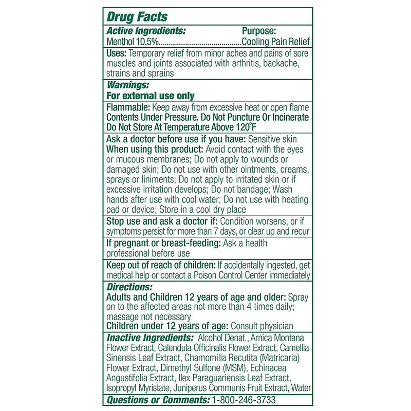 Biofreeze Professional Pain Relief Spray, 4 oz 13422-1