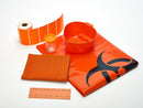 Sandel Specimen Handling System, 120cc Cup with "Orange" Lid, Sterile 3470-1