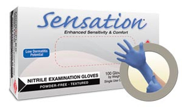 Microflex Sensation Powder-Free Nitrile Exam Gloves N730-1