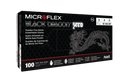 Microflex Black Dragon Zero Powder Free Nitrile Exam Gloves BD-1001-NPF-1