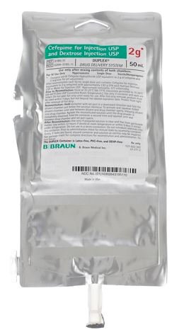 Cefepime HCl 2 Gram / 50 mL Injection Flexible Bag 50 mL | B. Braun Medical | SurgiMac