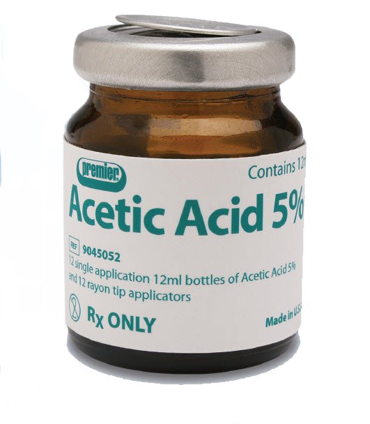 Premier Acetic Acid 5% Liquid, 12 mL Bottle, 12/Box | Premier Dental | SurgiMac