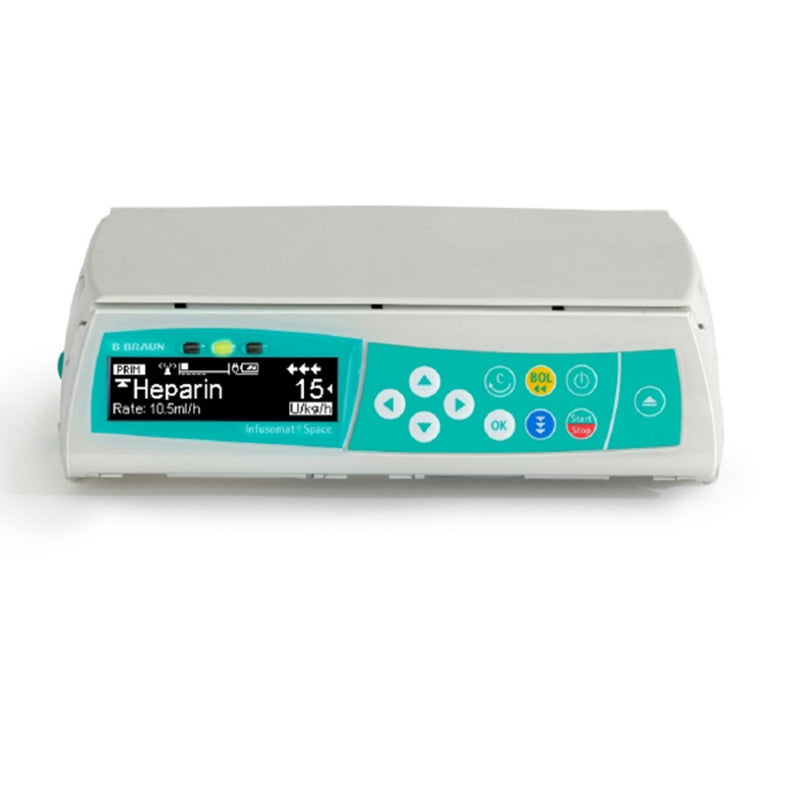 Large Volume Infusion Pump Infusomat Space NiMH Rechargeable Battery Linear Peristaltic NonWireless 0.1 to 9999 mL Volume 0.1 to 1200 mL / Hr. Flow Rate | B. Braun Medical | SurgiMac