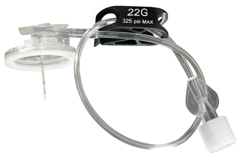 Huber Needle Infusion Set Surecan Safety II 20 Gauge 0.8 Inch 7-1/2 Inch Tubing Without Port | B. Braun Medical | SurgiMac