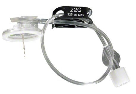 Huber Needle Infusion Set Surecan Safety II 22 Gauge 3/5 Inch 7-1/2 Inch Tubing Without Port | B. Braun Medical | SurgiMac