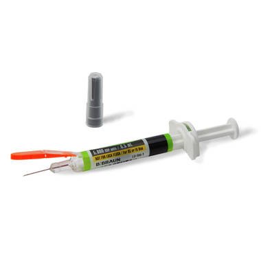 Heparin Sodium, Porcine, Preservative Free 5,000 U / 0.5 mL Injection Prefilled Syringe 0.5 mL | B. Braun Medical | SurgiMac