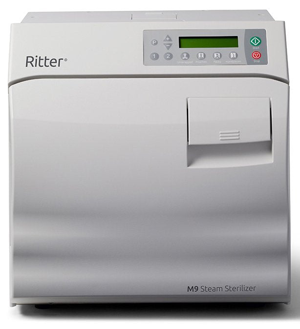 Ritter M9 Tabletop Autoclave Steam 9 Inch Diameter X 15 Inch Depth Automatic Door