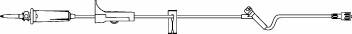 Primary IV Administration Set Safeline* "B" Series Gravity 1 Port 15 Drops / mL Drip Rate Without Filter 105 Inch Tubing Solution | B. Braun Medical | SurgiMac