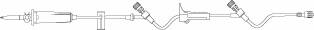 Primary IV Administration Set BBraun Gravity 2 Ports 15 Drops / mL Drip Rate Without Filter 106 Inch Tubing Solution | B. Braun Medical | SurgiMac