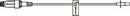 IV Extension Set Needle-Free Port Small Bore 8 Inch Tubing Without Filter | B. Braun Medical | SurgiMac