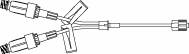 IV Extension Set UltraSite Needle-Free Port Small Bore 7-1/2 Inch Tubing Without Filter | B. Braun Medical | SurgiMac