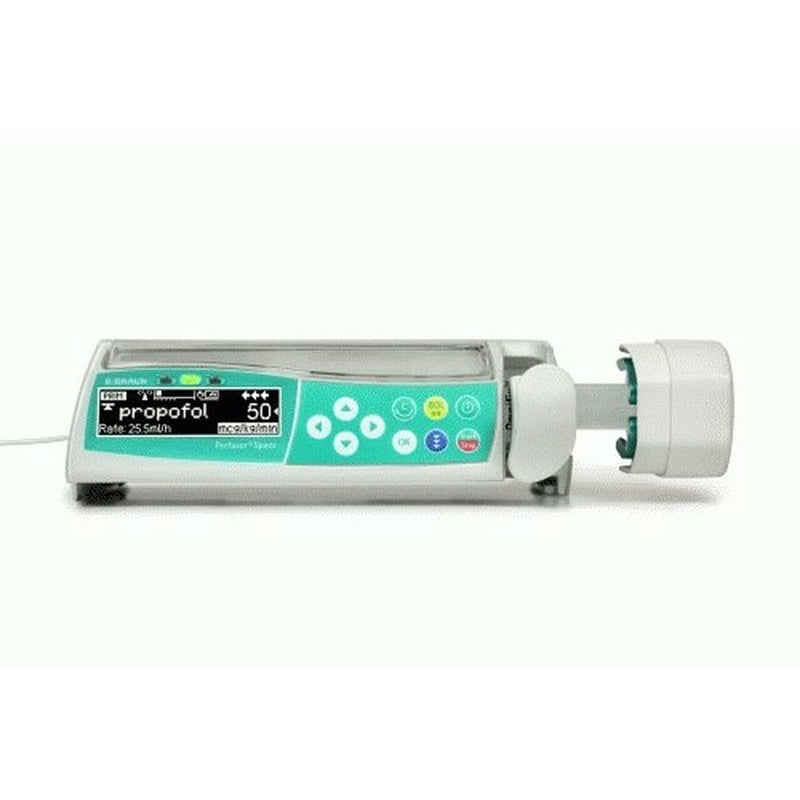Syringe Infusion Pump Perfusor Space Ni-MH, Lithium Ion Battery NonWireless 3 to 60 mL Syringe 0.01 to 99.99 mL/h in stages from 0.01 mL/h100.0 – 999.9 mL/h in stages from 0.1 mL/h | B. Braun Medical | SurgiMac
