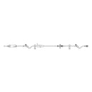 Primary IV Administration Set SafeDay Gravity 2 Ports 15 Drops / mL Drip Rate Without Filter 125 Inch Tubing Solution | B. Braun Medical | SurgiMac