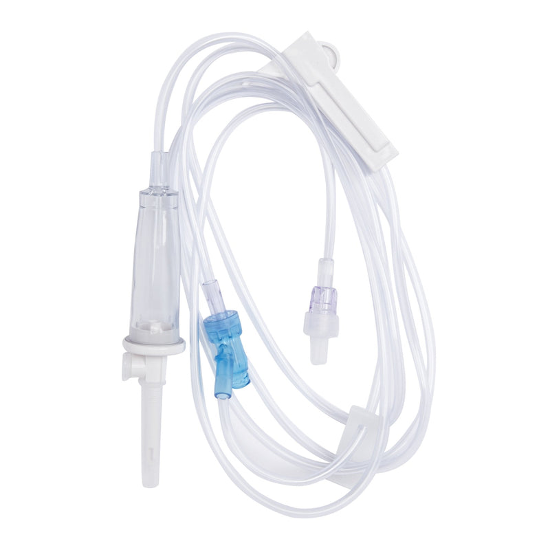 IV Pump Set SafeDay Gravity / Pump 1 Port 15 Drops / mL Drip Rate Without Filter 86 Inch Tubing Solution | B. Braun Medical | SurgiMac