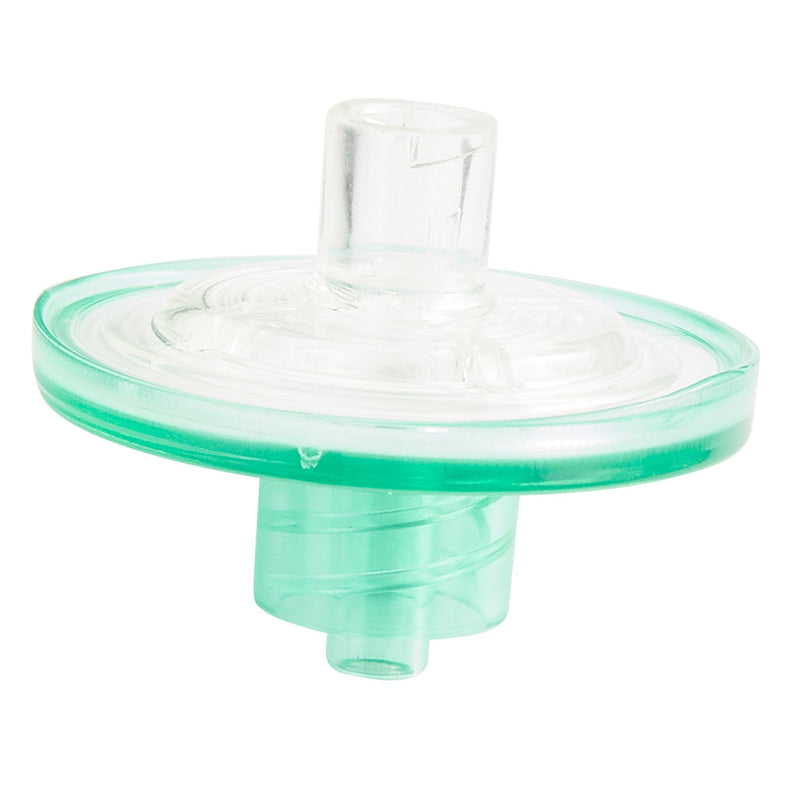 Disc Filter, Aspiration / Injection Supor 0.2 micron, Fluid Retention is 0.3 mL, Proximal and Distal Luer Lock Connections, DEHP-free, Green | B. Braun Medical | SurgiMac