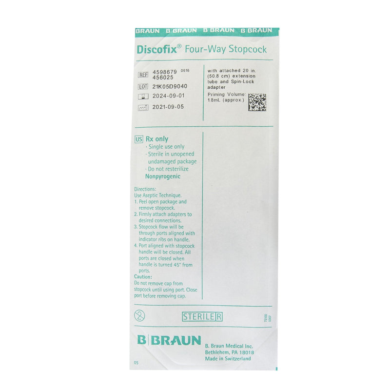 IV Extension Set Standard Bore 22 Inch Tubing Without Filter | B. Braun Medical | SurgiMac