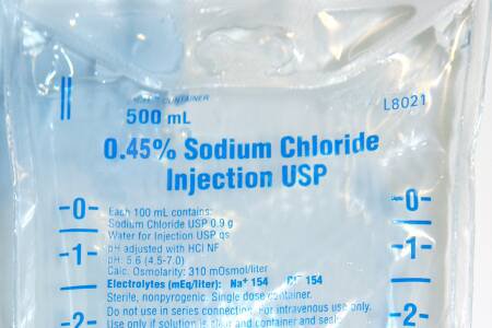 Replacement Preparation Sodium Chloride 0.45% IV Solution Flexible Bag 500 mL | B. Braun Medical | SurgiMac