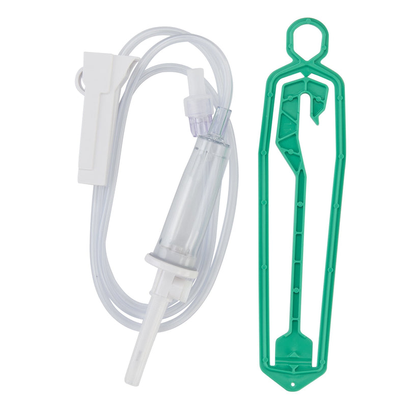 Secondary IV Administration Set BBraun Gravity Without Ports 15 Drops / mL Drip Rate Without Filter 40 Inch Tubing Solution | B. Braun Medical | SurgiMac