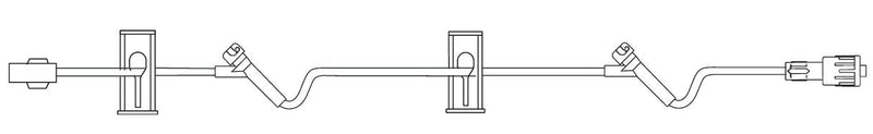 IV Extension Set Needle-Free Port Large Bore 35 Inch Tubing | B. Braun Medical | SurgiMac