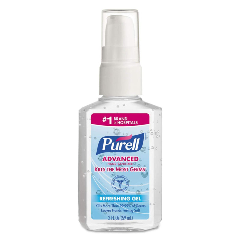Hand Sanitizer Purell Advanced 2 oz. Ethyl Alcohol Gel Pump Bottle