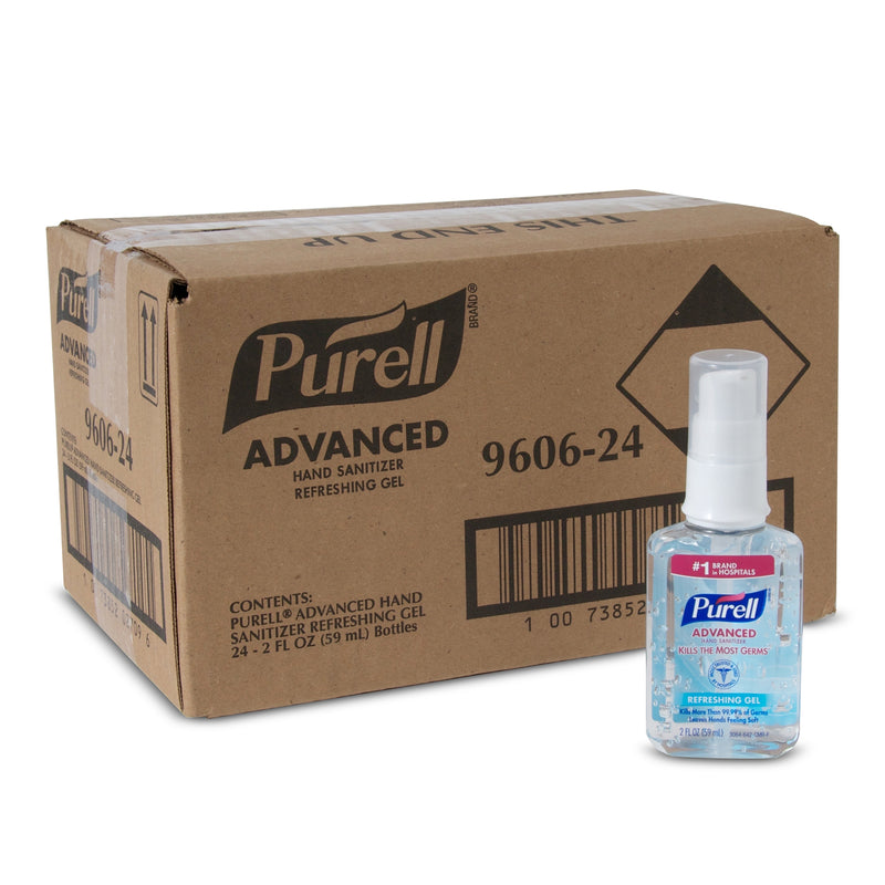 Hand Sanitizer Purell Advanced 2 oz. Ethyl Alcohol Gel Pump Bottle