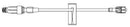 IV Extension Set Needle-Free Port Standard Bore 6 Inch Tubing Without Filter | B. Braun Medical | SurgiMac
