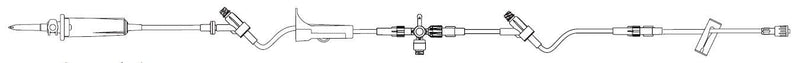 Primary IV Administration Set Ultrasite Gravity 3 Ports 15 Drops / mL Drip Rate Without Filter 131 Inch Tubing Anesthesia | B. Braun Medical | SurgiMac