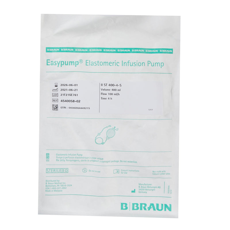 Elastomeric Pump Easypump Gravity Disposable 400 mL Capacity 400 mL Volume 100 mL / Hr. Flow Rate | B. Braun Medical | SurgiMac