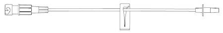 IV Extension Set SafeLine* Micro Bore 7 Inch Tubing | B. Braun Medical | SurgiMac