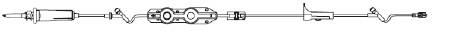 IV Pump Set Outlook Pump 1 Port 15 Drops / mL Drip Rate Without Filter 132 Inch Tubing Solution | B. Braun Medical | SurgiMac