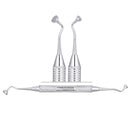 SurgiMac Bone packer, 6 & 8mm, Serrated Ends. Used for Bone Grafting, 1/pk.