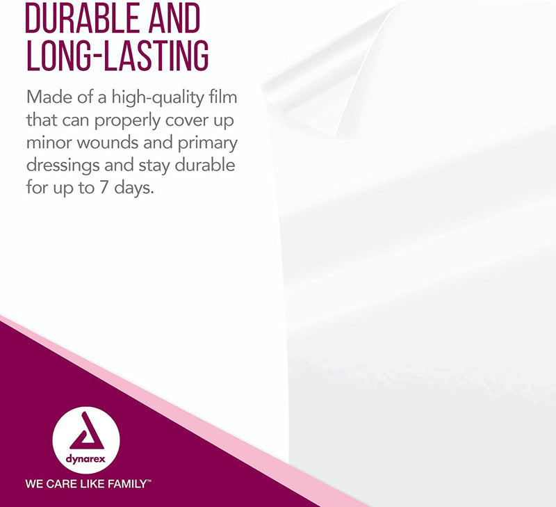 Dynarex View Guard Transparent Film Dressing Rolls, Non-Sterile Transparent Film Dressing