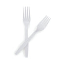 Fork McKesson White Polypropylene