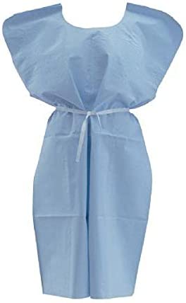 Patient Exam Gown McKesson One Size Fits Most Teal Disposable