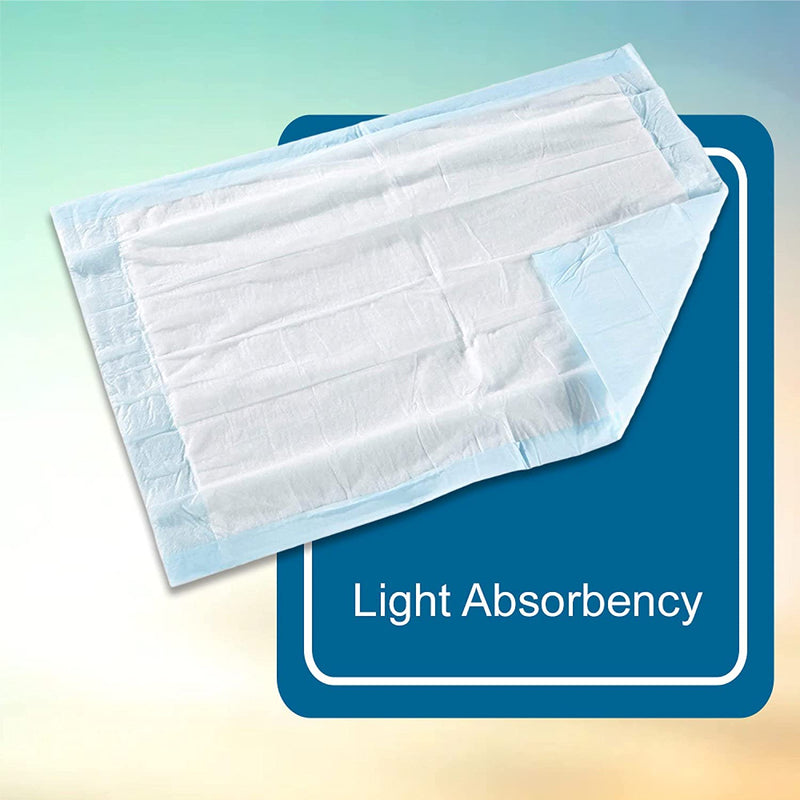 McKesson Classic Underpads, Incontinence, Light Absorbency, 17 in x 24 in, 300 Count